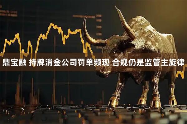 鼎宝融 持牌消金公司罚单频现 合规仍是监管主旋律